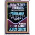 ABBA FATHER WILL OPEN RIVERS FOR US IN HIGH PLACES  Sanctuary Wall Portrait  GWAMBASSADOR11943  "32x48"