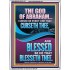 CURSED BE EVERY ONE THAT CURSETH THEE BLESSED IS EVERY ONE THAT BLESSED THEE  Scriptures Wall Art  GWAMBASSADOR11972  "32x48"