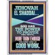 JEHOVAH EL SHADDAI THE GREAT PROVIDER  Scriptures Décor Wall Art  GWAMBASSADOR11976  