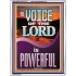 THE VOICE OF THE LORD IS POWERFUL  Scriptures Décor Wall Art  GWAMBASSADOR11977  "32x48"