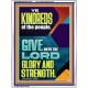 GIVE UNTO THE LORD GLORY AND STRENGTH  Scripture Art  GWAMBASSADOR12002  