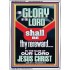 THE GLORY OF THE LORD SHALL BE THY REREWARD  Scripture Art Prints Portrait  GWAMBASSADOR12003  "32x48"