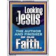 LOOKING UNTO JESUS THE FOUNDER AND FERFECTER OF OUR FAITH  Bible Verse Portrait  GWAMBASSADOR12119  