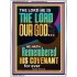 HE HATH REMEMBERED HIS COVENANT FOR EVER  Modern Christian Wall Décor  GWAMBASSADOR12187  "32x48"