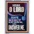 O LORD HAVE MERCY ALSO UPON ME AND ANSWER ME  Bible Verse Wall Art Portrait  GWAMBASSADOR12189  "32x48"