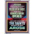 AND THE GRAVES WERE OPENED MANY BODIES OF THE SAINTS WHICH SLEPT AROSE  Bible Verses Portrait   GWAMBASSADOR12192  "32x48"