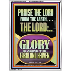 PRAISE THE LORD FROM THE EARTH  Contemporary Christian Paintings Portrait  GWAMBASSADOR12200  "32x48"