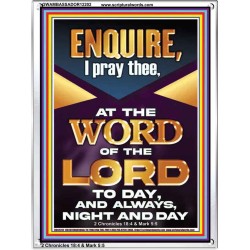 MEDITATE THE WORD OF THE LORD DAY AND NIGHT  Contemporary Christian Wall Art Portrait  GWAMBASSADOR12202  "32x48"