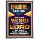 MEDITATE THE WORD OF THE LORD DAY AND NIGHT  Contemporary Christian Wall Art Portrait  GWAMBASSADOR12202  