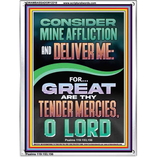 GREAT ARE THY TENDER MERCIES O LORD  Unique Scriptural Picture  GWAMBASSADOR12218  