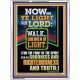 NOW ARE YE LIGHT IN THE LORD WALK AS CHILDREN OF LIGHT  Children Room Wall Portrait  GWAMBASSADOR12227  