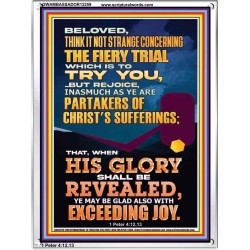 THE FIERY TRIAL WHICH IS TO TRY YOU  Christian Paintings  GWAMBASSADOR12259  "32x48"