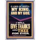 LORD OF HOSTS MY KING AND MY GOD  Christian Art Portrait  GWAMBASSADOR12279  