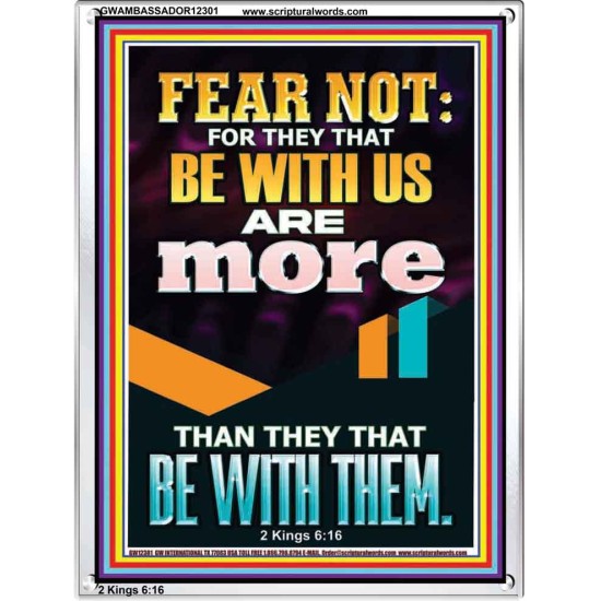 THEY THAT BE WITH US ARE MORE THAN THEM  Modern Wall Art  GWAMBASSADOR12301  