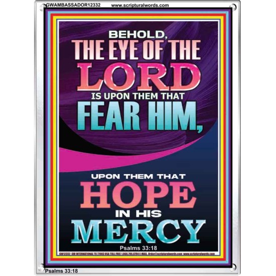 THEY THAT HOPE IN HIS MERCY  Unique Scriptural ArtWork  GWAMBASSADOR12332  