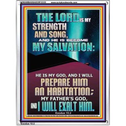 PREPARE JEHOVAH MY FATHER'S GOD AN HABITATION   Custom Modern Wall Art  GWAMBASSADOR12333  "32x48"