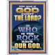 WHO IS THE ROCK SAVE OUR GOD  Art & Décor Portrait  GWAMBASSADOR12348  