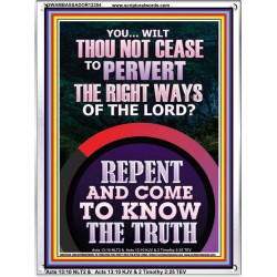 REPENT AND COME TO KNOW THE TRUTH  Large Custom Portrait   GWAMBASSADOR12354  "32x48"