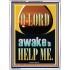 O LORD AWAKE TO HELP ME  Unique Power Bible Portrait  GWAMBASSADOR12645  "32x48"