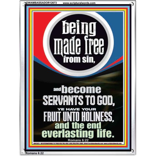 HAVE YOUR FRUIT UNTO HOLINESS AND THE END EVERLASTING LIFE  Ultimate Power Portrait  GWAMBASSADOR12673  