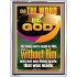 AND THE WORD WAS GOD ALL THINGS WERE MADE BY HIM  Ultimate Power Portrait  GWAMBASSADOR12937  "32x48"