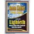 THE TRUE LIGHT WHICH LIGHTETH EVERYMAN THAT COMETH INTO THE WORLD CHRIST JESUS  Church Portrait  GWAMBASSADOR12940  "32x48"