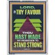 BY THY FAVOUR THOU HAST MADE MY MOUNTAIN TO STAND STRONG  Scriptural Décor Portrait  GWAMBASSADOR13008  