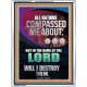 NATIONS COMPASSED ME ABOUT BUT IN THE NAME OF THE LORD WILL I DESTROY THEM  Scriptural Verse Portrait   GWAMBASSADOR13014  