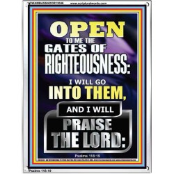 OPEN TO ME THE GATES OF RIGHTEOUSNESS I WILL GO INTO THEM  Biblical Paintings  GWAMBASSADOR13046  "32x48"