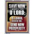 O LORD SAVE AND PLEASE SEND NOW PROSPERITY  Contemporary Christian Wall Art Portrait  GWAMBASSADOR13047  "32x48"