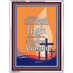 DWELL IN THE SECRET PLACE OF ALMIGHTY  Ultimate Power Portrait  GWAMBASSADOR9493  "32x48"