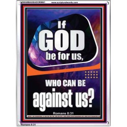 GOD IS FOR US AND WE SHALL NOT FEAR  Church Portrait  GWAMBASSADOR9861  "32x48"