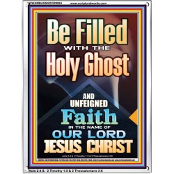 BE FILLED WITH THE HOLY GHOST  Righteous Living Christian Portrait  GWAMBASSADOR9994  