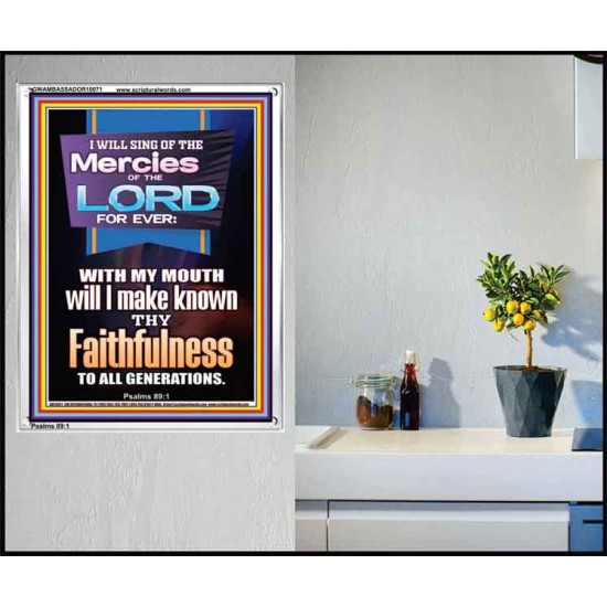 SING OF THE MERCY OF THE LORD  Décor Art Work  GWAMBASSADOR10071  