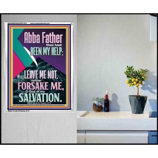 ABBA FATHER THOU HAST BEEN OUR HELP IN AGES PAST  Wall Décor  GWAMBASSADOR11814  