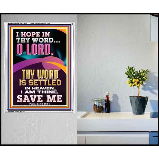 I AM THINE SAVE ME O LORD  Christian Quote Portrait  GWAMBASSADOR11822  