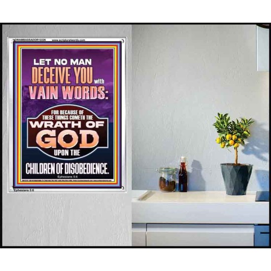 LET NO MAN DECEIVE YOU WITH VAIN WORDS  Church Picture  GWAMBASSADOR12226  