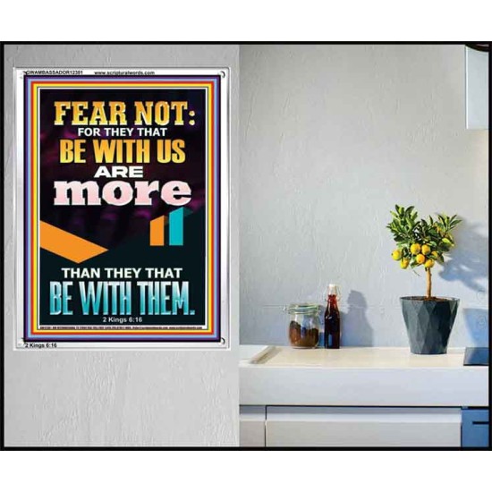 THEY THAT BE WITH US ARE MORE THAN THEM  Modern Wall Art  GWAMBASSADOR12301  