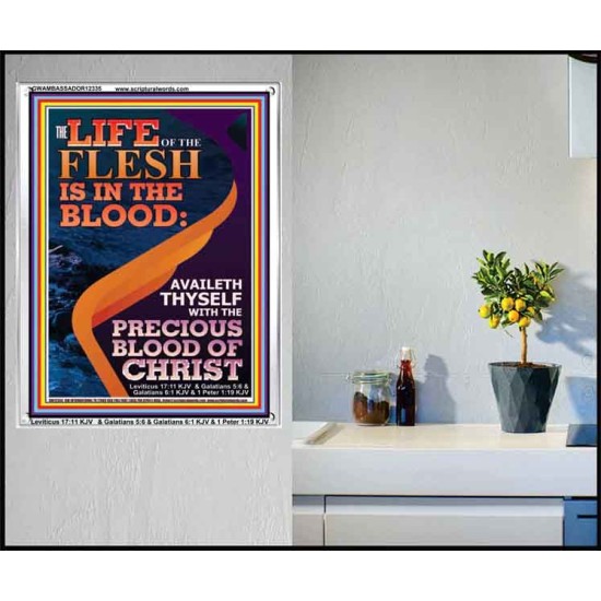 AVAILETH THYSELF WITH THE PRECIOUS BLOOD OF CHRIST  Custom Art and Wall Décor  GWAMBASSADOR12335  