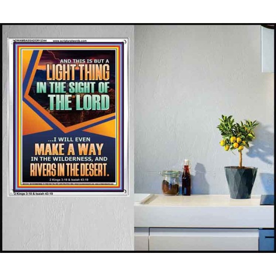 A WAY IN THE WILDERNESS AND RIVERS IN THE DESERT  Unique Bible Verse Portrait  GWAMBASSADOR12344  