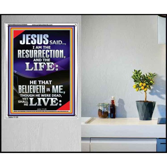 I AM THE RESURRECTION AND THE LIFE  Eternal Power Portrait  GWAMBASSADOR9995  