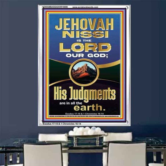 JEHOVAH NISSI IS THE LORD OUR GOD  Christian Paintings  GWAMBASSADOR10696  