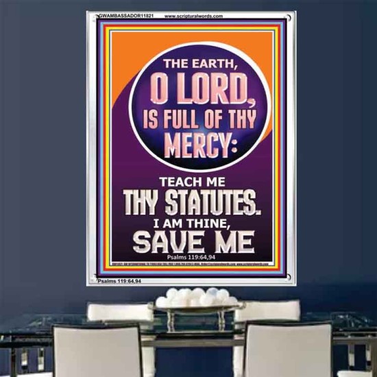 TEACH ME THY STATUES O LORD I AM THINE  Christian Quotes Portrait  GWAMBASSADOR11821  