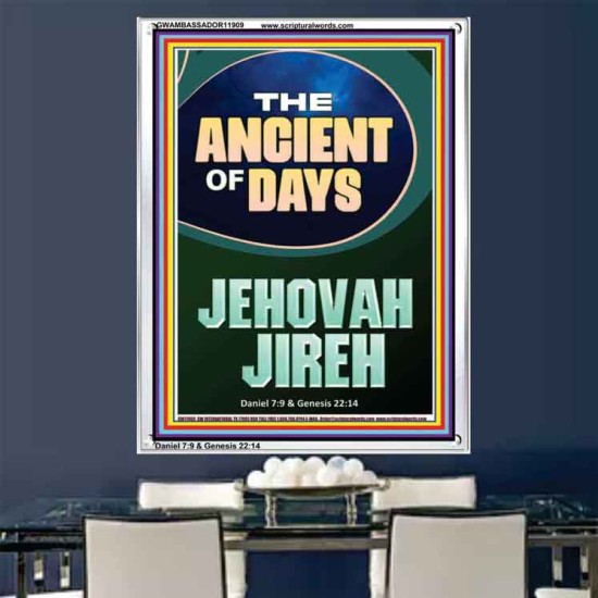 THE ANCIENT OF DAYS JEHOVAH JIREH  Unique Scriptural Picture  GWAMBASSADOR11909  