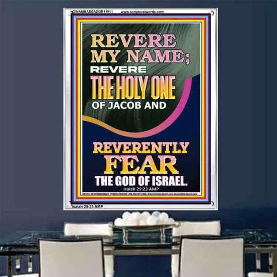 REVERE MY NAME THE HOLY ONE OF JACOB  Ultimate Power Picture  GWAMBASSADOR11911  