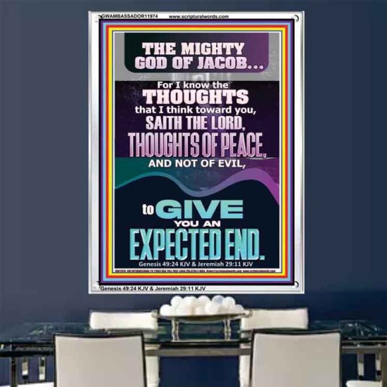 THOUGHTS OF PEACE AND NOT OF EVIL  Scriptural Décor  GWAMBASSADOR11974  
