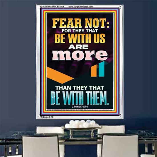 THEY THAT BE WITH US ARE MORE THAN THEM  Modern Wall Art  GWAMBASSADOR12301  