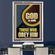 GOD IS WITH THOSE WHO OBEY HIM  Unique Scriptural Portrait  GWAMBASSADOR12680  