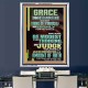 GRACE UNMERITED FAVOR OF GOD BE MODEST IN YOUR THINKING AND JUDGE YOURSELF  Christian Portrait Wall Art  GWAMBASSADOR13011  