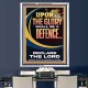 THE GLORY OF GOD SHALL BE THY DEFENCE  Bible Verse Portrait  GWAMBASSADOR13013  